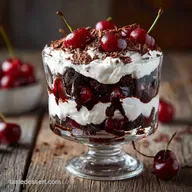 Black Forest Trifle for Christmas in 50 Min