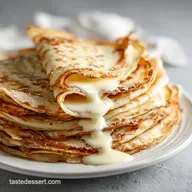 Quick and Easy Crepe Recipe in a Blender with Vanilla: French