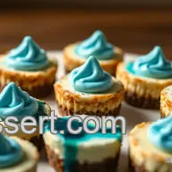Blue Cura&ccedil;ao Magic: Blue Hawaiian Cheesecake Bites!