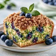 Blueberry Zucchini Coffee Cake for 15