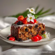 Boozy Fruit Cake Recipe for 22 Servings