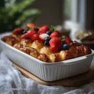 French Toast Bake: Silky Custard