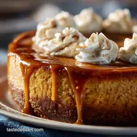 Thanksgiving Desserts NonPie: Brown Butter Pumpkin Cheesecake
