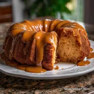 Brown Sugar Pound Cake with Butterscotch: Velvety Caramel Finish