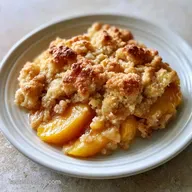 Peach Cobbler with Canned Peaches