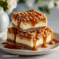 Caramel Apple Cheesecake Bars: Crispy Baked