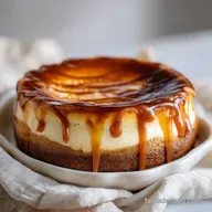 Caramel Brownie Cheesecake: Silky Dessert for 12 Servings
