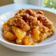 Casserole Peach Cobbler for 8 Servings