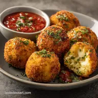 Cauliflower Rice Arancini: Keto-Friendly Appetizers with Mozzarella Core