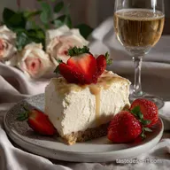 new years desserts: Effervescent Champagne Mousse