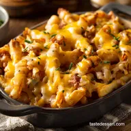 Cheesy French Fry Casserole Comfort Food Fiesta