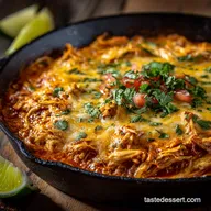 Cheesy Rotisserie Chicken Enchilada Skillet: 30 Minute One-Pan Meal