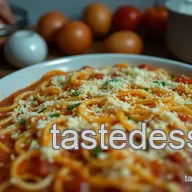 Cheesy Spaghetti Pie Delight: A Family Favorite Recipe