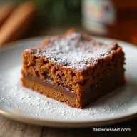 Chewy Spicy Molasses Gingerbread Cookie Bars Recipe