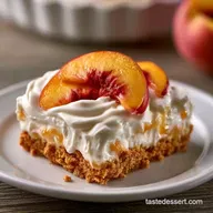 Chilled Peach Dessert Recipe for 12