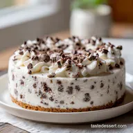Chocolate Chip No Bake Cheesecake: Ultra-Creamy