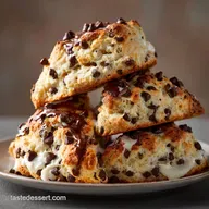 Tall Fluffy Chocolate Chip Scones Recipe Heavy Cream Secret