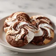Chocolate Marshmallow Swirl Cookies Recipe in 25 Minutes