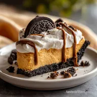 Chocolate Oreo Pumpkin Whip Pie for 10 Servings