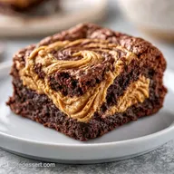Chocolate Peanut Butter Brownies for 16