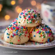 Christmas Lights Cookies: Crispy with Meringue Icing
