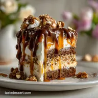 Christmas Toffee Crunch Cake Recipe for 14 Servings