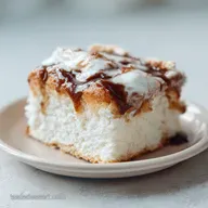 Cinnamon Roll Poke Cake in 35 Minutes