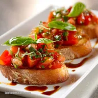Bruschetta with Tomato and Basil Recipe: The Simple Italian Appetizer