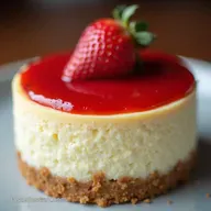 Foolproof Strawberry Cheesecake with Silky Strawberry Topping