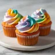 Rainbow Cupcakes in 35 Minutes