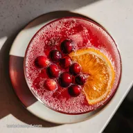 Cranberry Orange Mocktail in 5 Minutes