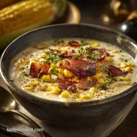 Cheddar Corn Chowder with Bacon: Ultra-Creamy Comfort Food Recipe