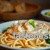 Creamy Chicken Alfredo with Broccoli | Olive Garden Menu Revamp Favorite