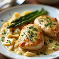 Creamy Garlic Parmesan Chicken Savory delicious skinless chicken thighs