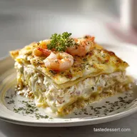 Seafood Lasagna with Shrimp and Crab for 8 Servings