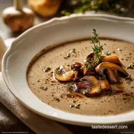 Mushroom Soup UltraCreamy Classic Recipe with Sherry Thyme