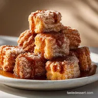 Crispy Angel Cake Churro Bites in 20 Minutes: Caramelized