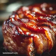 The Sunday Best Bacon Wrapped Meatloaf with Sticky Ketchup Glaze