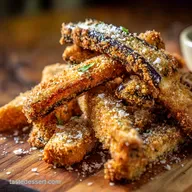 Breaded Eggplant Sticks UltraCrispy Parmesan Fries Baked or AirFried