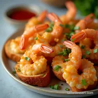 The Ultimate Crispy Garlic Butter Shrimp Toasts Recipe