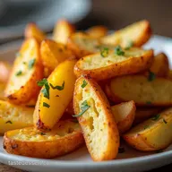 The Best Crispy Oven Baked Potato Wedges Recipe