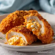 Stuffed Buffalo Chicken Breasts: Ultra-Crispy Creamy Baked Recipe