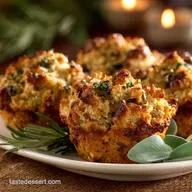 Stuffing Muffins CrispyEdged Sage Onion Recipe for Sides