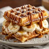 15Minute Waffled Peanut Butter and Banana Sandwich The Crispy King