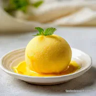 Custard Rasgulla with Vanilla Cream in 30 Min