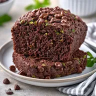 Double Chocolate Zucchini Bread Baked