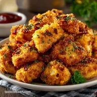 Golden Crunch The Ultimate Air Fryer Popcorn Chicken