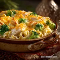 Chicken and Broccoli Noodle Casserole: Easy, Cheesy, and Creamy Comfort