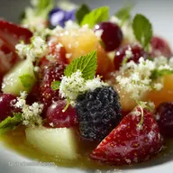 Fruit Salad Recipe: Easy Summer Garden Salad with Elderflower Drizzle