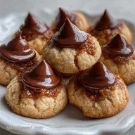 Hershey Kiss Cookies: Chewy Peanut Butter Blossoms